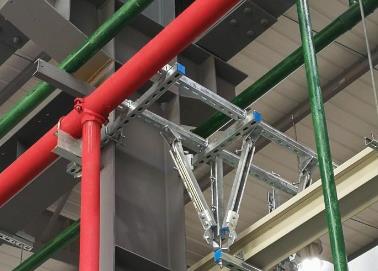 珙县该抗震支架的整体式支吊架结构协调性好